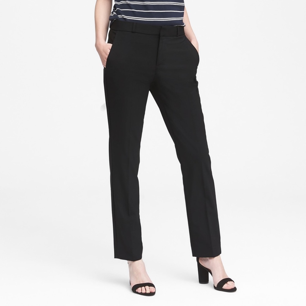 Banana Republic Ryan Fit Black Professional Pants